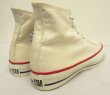 画像4: 90'S CONVERSE "ALL STAR HI" キャンバス スニーカー ホワイト USA製 (VINTAGE)