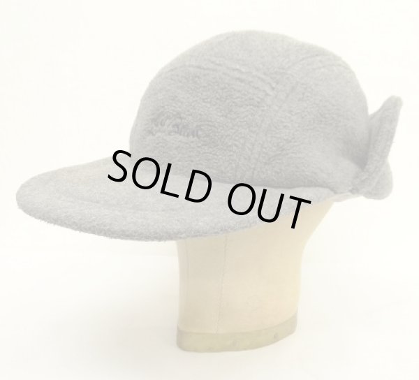 画像6: 90'S LL Bean "POLARTEC" 筆記体ロゴ 耳当て付き フリース ロングビルキャップ グレー USA製 (VINTAGE)