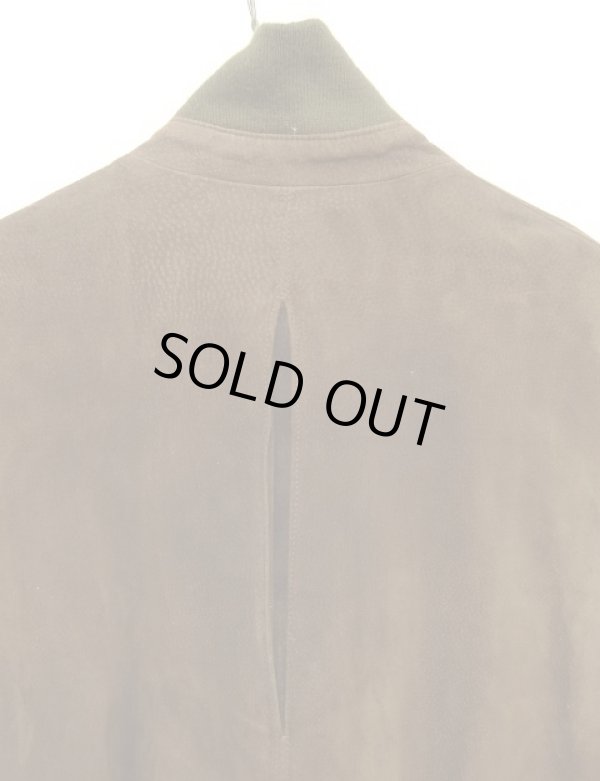 画像6: 80'S LL Bean "背面プリーツ" チンスト付き レザー ドリズラージャケット ダークブラウン USA製 (VINTAGE)