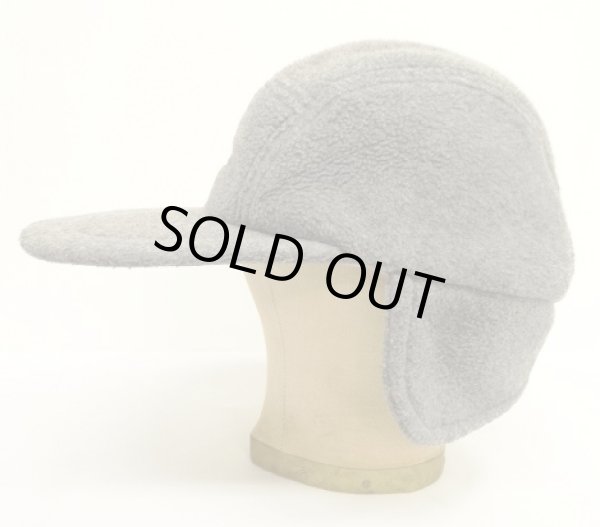 画像4: 90'S LL Bean "POLARTEC" 筆記体ロゴ 耳当て付き フリース ロングビルキャップ グレー USA製 (VINTAGE)