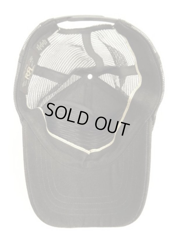 画像5: RRL 耳付きデニム トラッカーキャップ ブラック (USED)