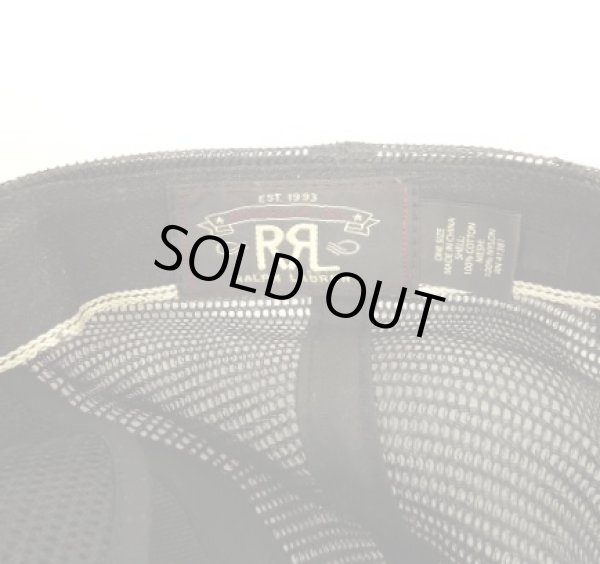 画像6: RRL 耳付きデニム トラッカーキャップ ブラック (USED)