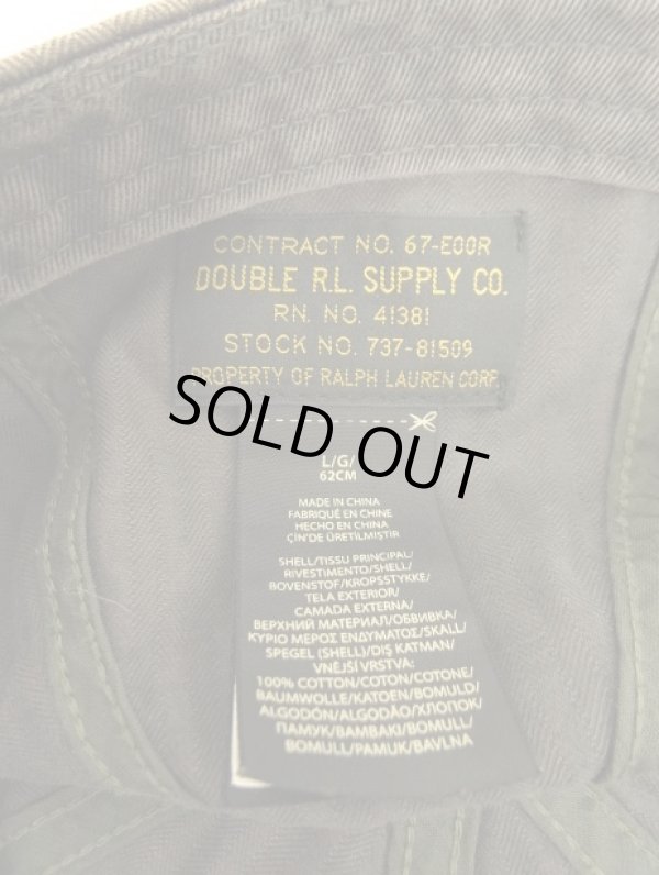 画像7: RRL ヘリンボーンツイル ミリタリーキャップ フェードブラック (USED)