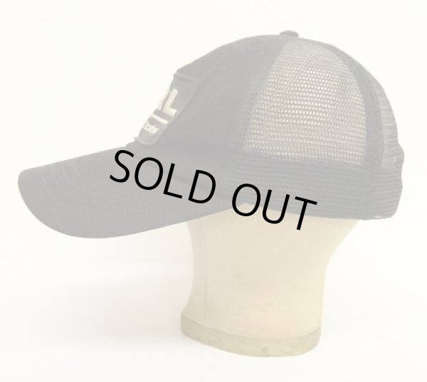 画像3: RRL 耳付きデニム トラッカーキャップ ブラック (USED)