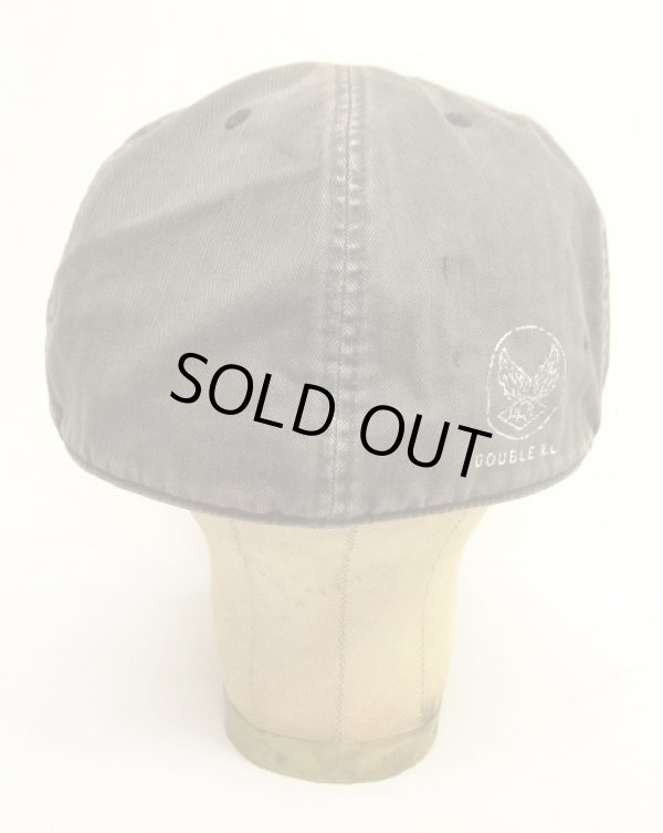 画像4: RRL ヘリンボーンツイル ミリタリーキャップ フェードブラック (USED)