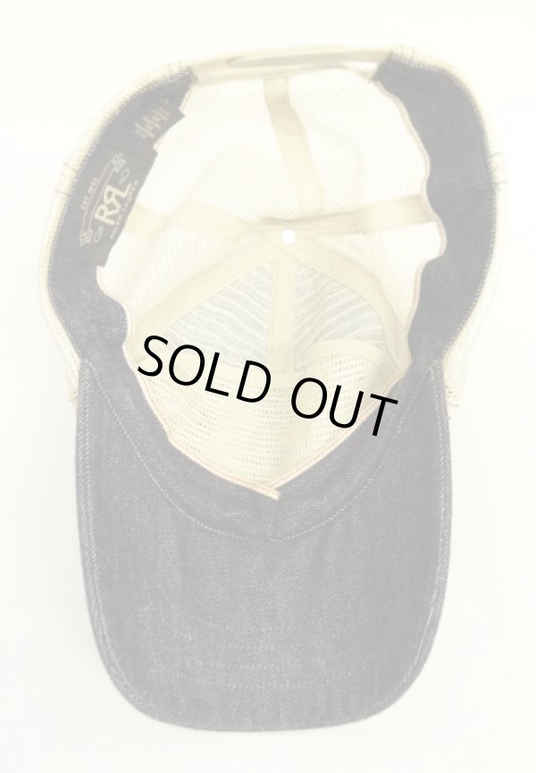 画像5: RRL 耳付きデニム トラッカーキャップ インディゴ (USED)