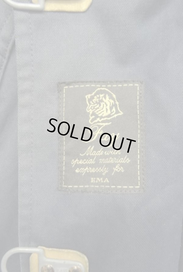 画像2: 80'S FAY ウールライナー付き 襟コーデュロイ ファイヤーマンコート ネイビー イタリア製 (VINTAGE)