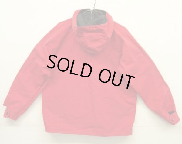 画像6: 50'S ユーロヴィンテージ リバーシブル フルジップ スモックパーカー LAMPOコの字留めジップ ブラック/レッド (VINTAGE)