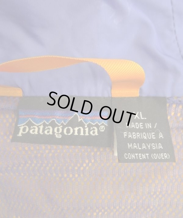 画像2: 90'S PATAGONIA 旧タグ ナイロン アノラックパーカー マンゴー/パープル (VINTAGE)