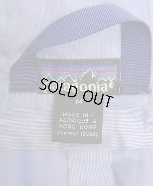 画像2: 90'S PATAGONIA 旧タグ リップストップナイロン アノラックパーカー ネイビー/グリーン (VINTAGE)