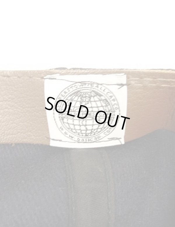 画像6: COOPERSTOWN BALL CAP "SOLID WOOL CAP" 汗止め＆バックストラップレザー製 ウールキャップ ネイビー USA製 (NEW)