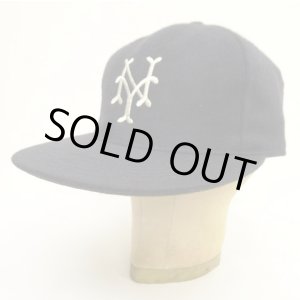 画像: COOPERSTOWN BALL CAP "NEW YORK CUBANS" 汗止め&バックストラップレザー製 ウールキャップ ネイビー USA製 (NEW)