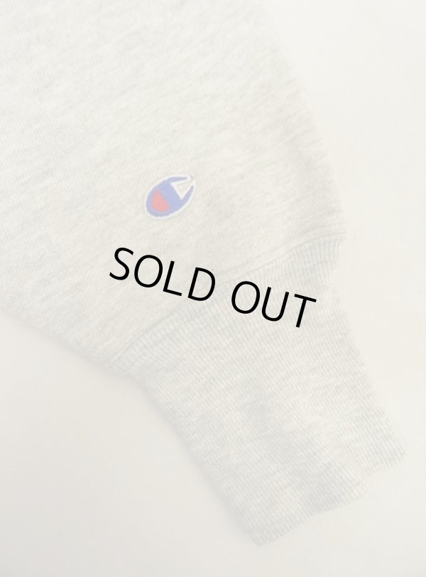 画像4: 90'S CHAMPION "NYU" 刺繍タグ リバースウィーブ パーカー グレー USA製 (VINTAGE)