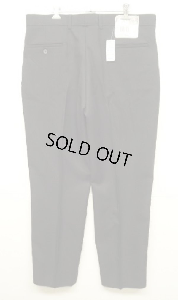 画像6: 90'S LEVIS "ACTION SLACKS" スラックス ブラック W36L31 TALONジップ USA製 (DEADSTOCK)