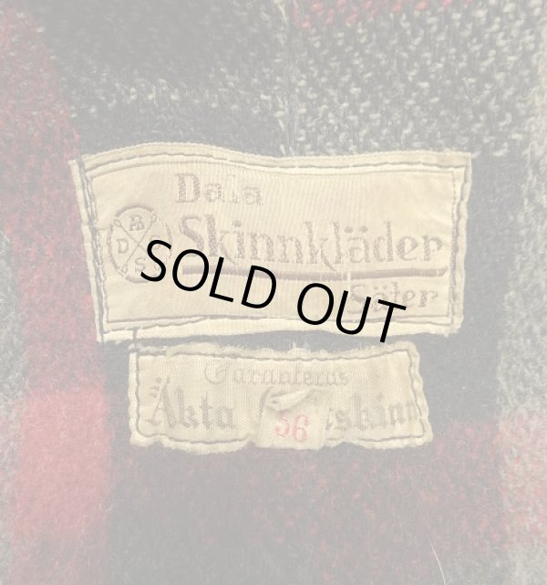 画像2: 40'S ユーロヴィンテージ 裏地ウール レザーカーコート ブラック（茶芯） (VINTAGE)