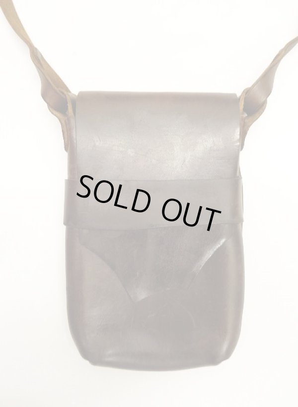 画像2: FERNAND LEATHER "KELLY POUCH" オールレザー ショルダーバッグ ブラウン USA製 (USED)