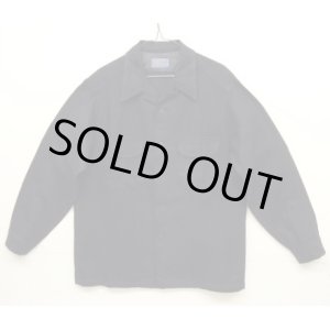 画像: 70'S PENDLETON "BOARD SHIRT" ウール オープンカラーシャツ ネイビー USA製 (VINTAGE)