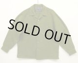 画像: 60'S PENDLETON "BOARD SHIRT" ウール オープンカラーシャツ オリーブ USA製 (VINTAGE)