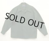 画像: 70'S PENDLETON "BOARD SHIRT" ウール オープンカラーシャツ ダークグリーン USA製 (VINTAGE)