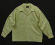 画像1: 70'S FRUIT OF THE LOOM "ROYAL COLLECTION" オープンカラーシャツ ライトオリーブ USA製 (VINTAGE)
