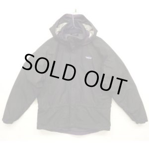画像: 90'S PATAGONIA フード付き リップストップナイロン ジャケット ブラック/パープル (VINTAGE)
