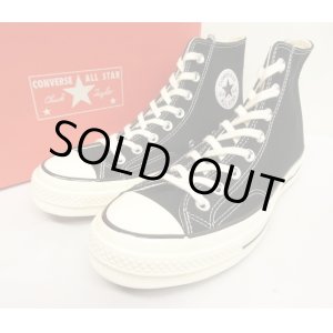 画像: CONVERSE "CT70" キャンバス 三ツ星ヒールパッチ ハイカット ブラック 箱付き (NEW)