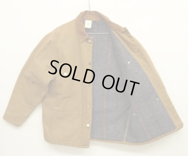 画像4: 80'S CARHARTT "MICHIGAN CHORE COAT" 裏地ブランケット ダックジャケット ブラウン USA製 (VINTAGE)