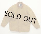 画像: 80'S CARHARTT "MICHIGAN CHORE COAT" 裏地ブランケット ダックジャケット ブラウン USA製 (VINTAGE)