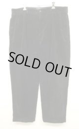 画像: 90'S RALPH LAUREN "ANDREW PANT" ツープリーツ 太畝 コーデュロイパンツ ブラック W38L30 (VINTAGE)