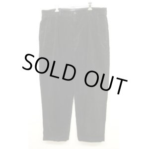 画像: 90'S RALPH LAUREN "ANDREW PANT" ツープリーツ 太畝 コーデュロイパンツ ブラック W38L30 (VINTAGE)