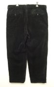 画像3: 90'S RALPH LAUREN "ANDREW PANT" ツープリーツ 太畝 コーデュロイパンツ ブラック W38L30 (VINTAGE)