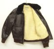 画像4: 70'S LL Bean "裏地ムートンボア" TMタグ G-1 レザー フライトジャケット ブラウン USA製 (VINTAGE)