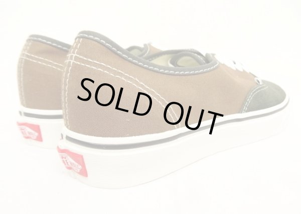 画像4: VANS "SALES SAMPLE" AUTHENTIC スウェード/キャンバス スニーカー オリーブ/ブラウン (一点物/NEW)