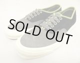画像: VANS "SALES SAMPLE" AUTHENTIC オールレザー スニーカー グレー/ブラック (一点物/NEW)
