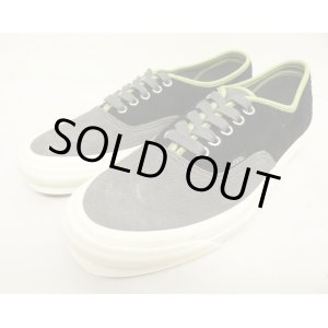 画像: VANS "SALES SAMPLE" AUTHENTIC オールレザー スニーカー グレー/ブラック (一点物/NEW)
