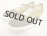 画像: VANS "SALES SAMPLE" AUTHENTIC キャンバス/スウェード スニーカー ブラウン/ベージュ (一点物/NEW)