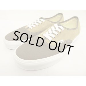 画像: VANS "SALES SAMPLE" AUTHENTIC キャンバス/スウェード スニーカー ブラウン/ベージュ (一点物/NEW)