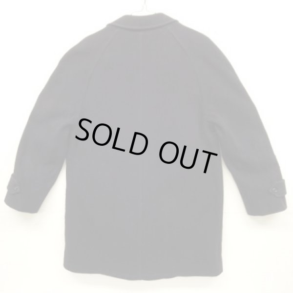 画像6: 90'S BURBERRYS ウール ラグランスリーブ コート ネイビー スペイン製 (VINTAGE)