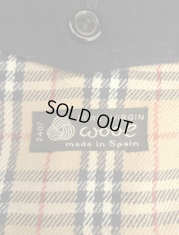 画像5: 90'S BURBERRYS ウール ラグランスリーブ コート ネイビー スペイン製 (VINTAGE)