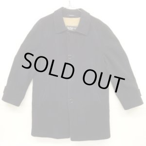 画像: 90'S BURBERRYS ウール ラグランスリーブ コート ネイビー スペイン製 (VINTAGE)