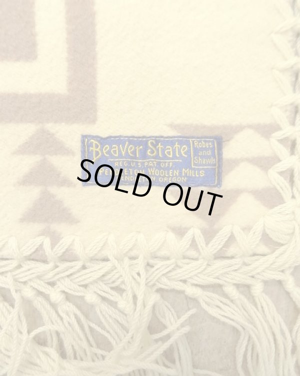 画像2: 30'S PENDLETON "BEAVER STATE" ウール ラグ 167cm x 157cm (VINTAGE)