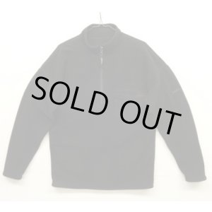 画像: 90'S EDDIE BAUER "EBTEK" ハーフジップ フリースシャツ ブラック USA製 (VINTAGE)