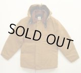 画像: CARHARTT "TRADITIONAL COAT" フード付き 裏地キルティング ダックジャケット ブラウン USA製 (VINTAGE)