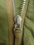 画像2: 50'S アメリカ軍 US ARMY "初期モデル" M51 コットン100% パーカー アルミジップ SMALL (VINTAGE)