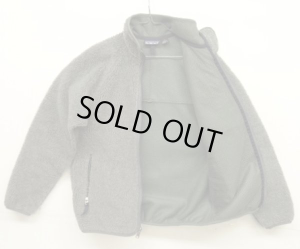 画像5: 90'S PATAGONIA レトロカーディガン グレー/オリーブ USA製 (VINTAGE)