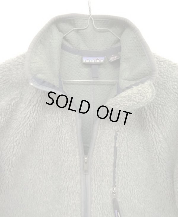 画像3: 90'S PATAGONIA レトロカーディガン グレー/オリーブ USA製 (VINTAGE)