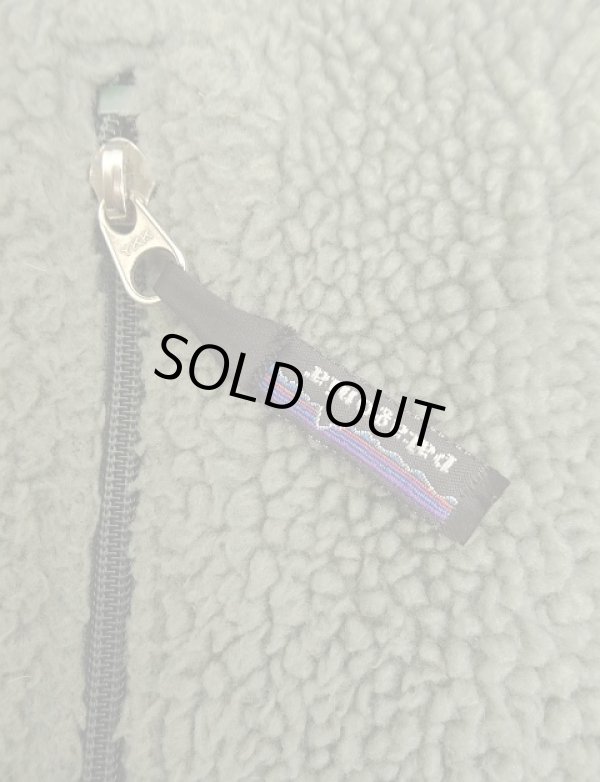 画像4: 90'S PATAGONIA レトロカーディガン カーキ/チャコール USA製 (VINTAGE)