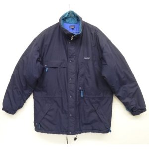 画像: 90'S PATAGONIA "GUIDE PARKA" 旧タグ 中綿入り ハーフコート ネイビー (VINTAGE)