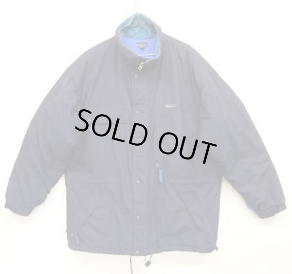 画像1: 90'S PATAGONIA "GUIDE PARKA" 旧タグ 中綿入り ハーフコート ネイビー (VINTAGE)