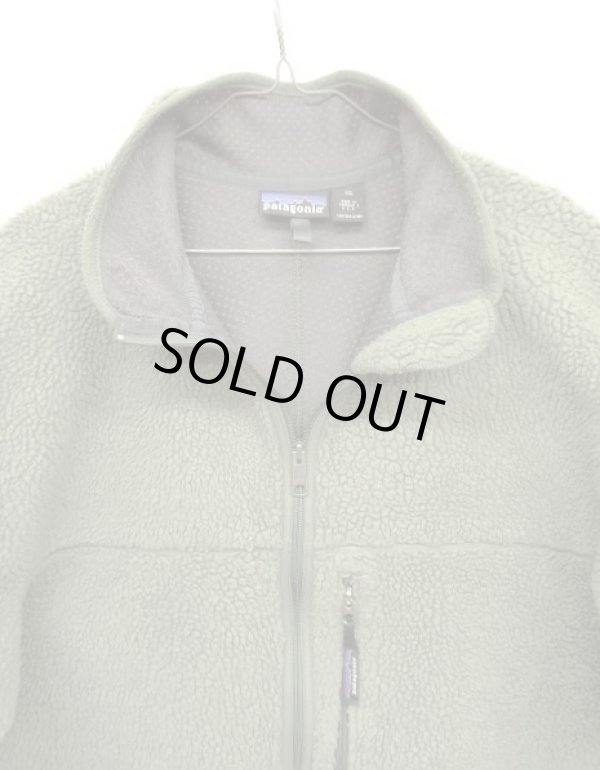 画像3: 90'S PATAGONIA レトロカーディガン カーキ/チャコール USA製 (VINTAGE)